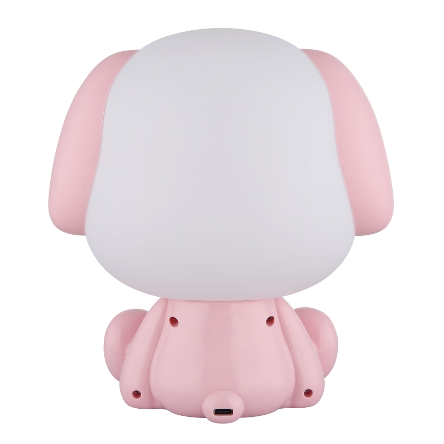 Globo - LED Stmívatelná nabíjecí dětská noční lampička LED/1W/5V 500 mAh růžová