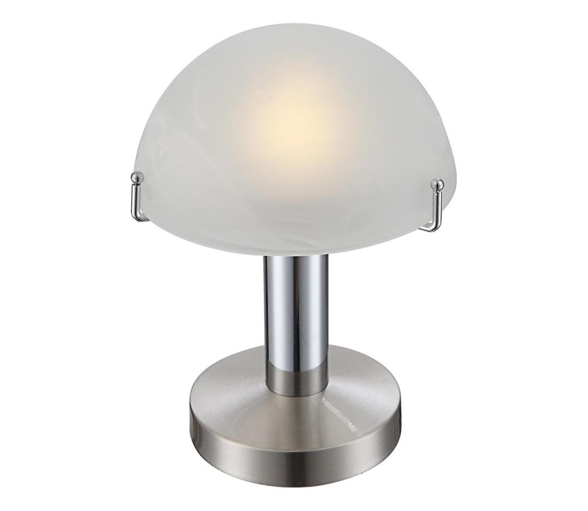 Globo 21934 - LED Stolní lampa OTTI 1xE14/3,5W/230V 3000K 21934 Matný chrom,Bílá