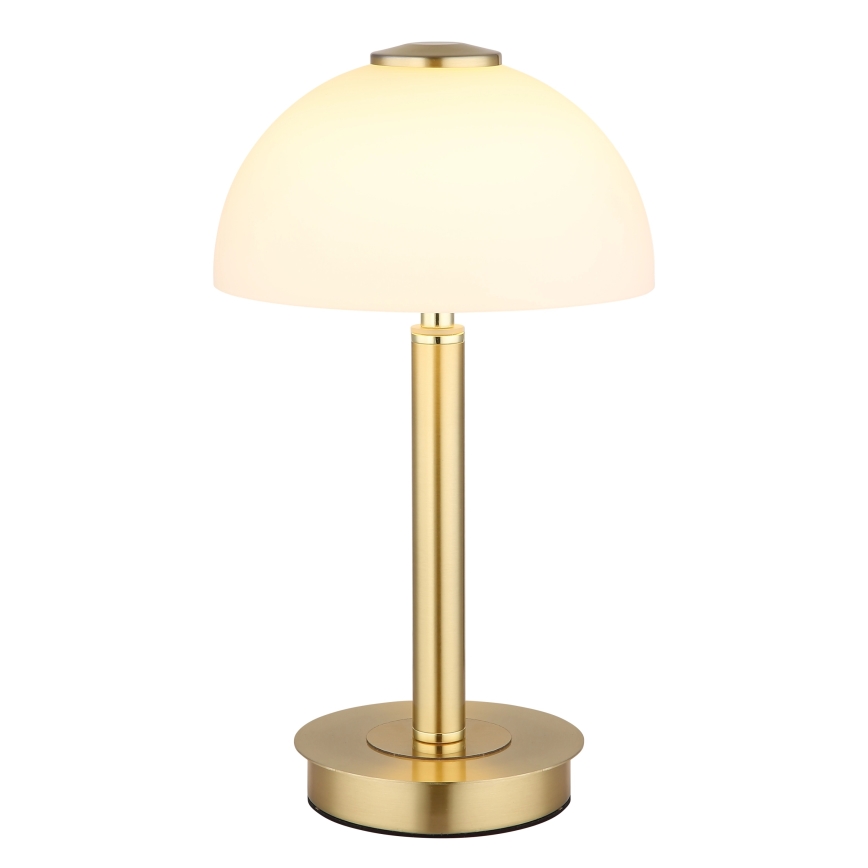 Globo - LED Stmívatelná dotykový stolní lampa LED/7W/230V 3000K mosaz