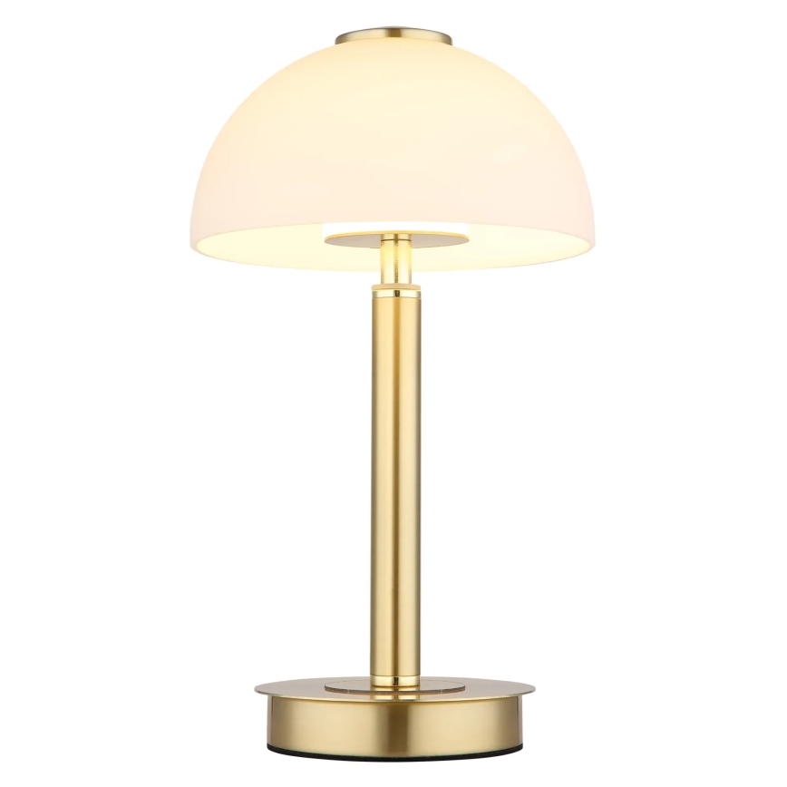 Globo - LED Stmívatelná dotykový stolní lampa LED/7W/230V 3000K mosaz