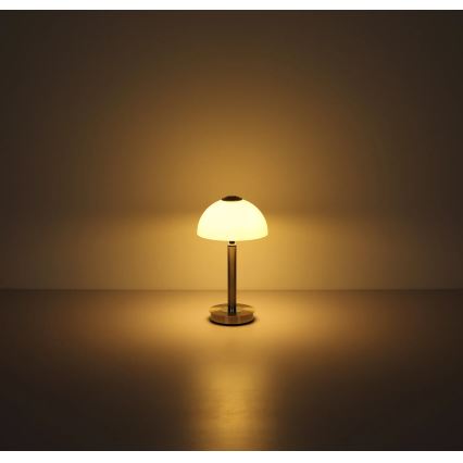 Globo - LED Stmívatelná dotykový stolní lampa LED/7W/230V 3000K matný chrom