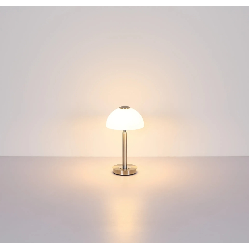 Globo - LED Stmívatelná dotykový stolní lampa LED/7W/230V 3000K matný chrom