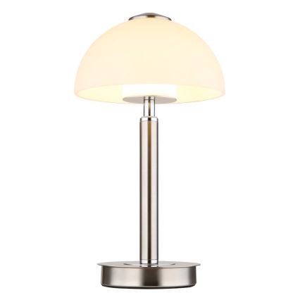 Globo - LED Stmívatelná dotykový stolní lampa LED/7W/230V 3000K matný chrom