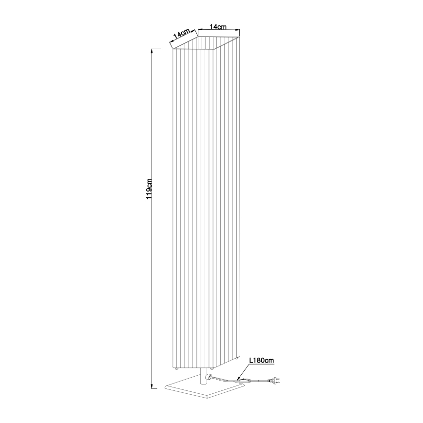 Globo - Stojací lampa 2xE27/40W/230V