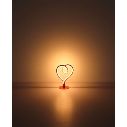 Globo - LED Stolní lampa LED/6W/230V červená