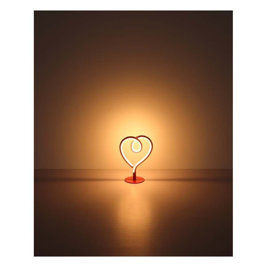 Globo - LED Stolní lampa LED/6W/230V červená