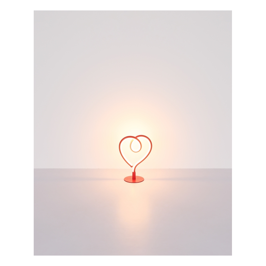 Globo - LED Stolní lampa LED/6W/230V červená