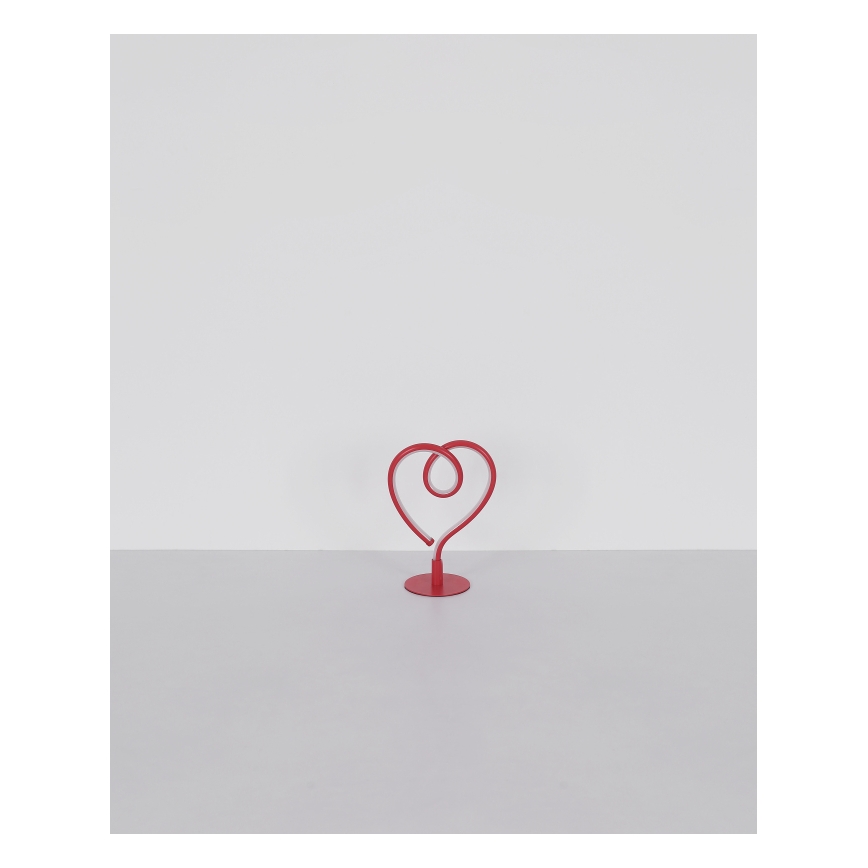 Globo - LED Stolní lampa LED/6W/230V červená