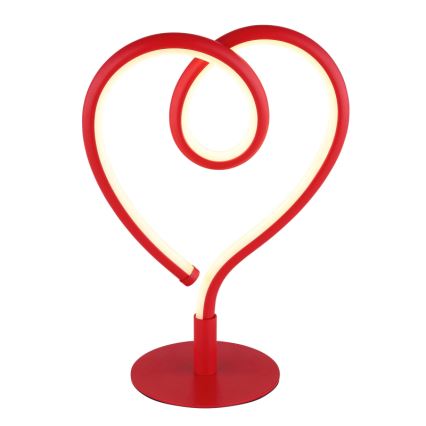 Globo - LED Stolní lampa LED/6W/230V červená