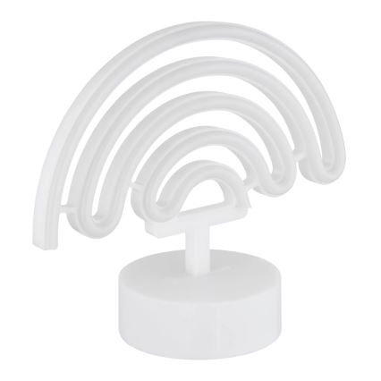Globo - LED Neonová stolní dekorace LED/2W/3xAA duha