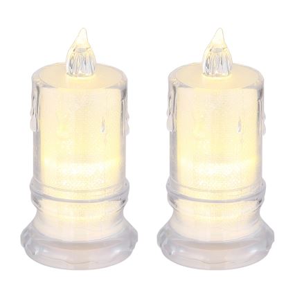 Globo - SADA 2x LED Svíčka LED/0,25W/3xLR1130