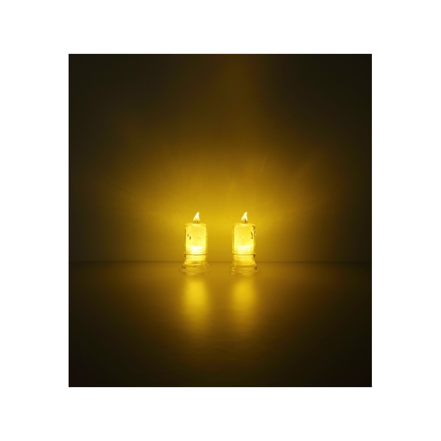 Globo - SADA 2x LED Svíčka LED/0,25W/3xLR1130