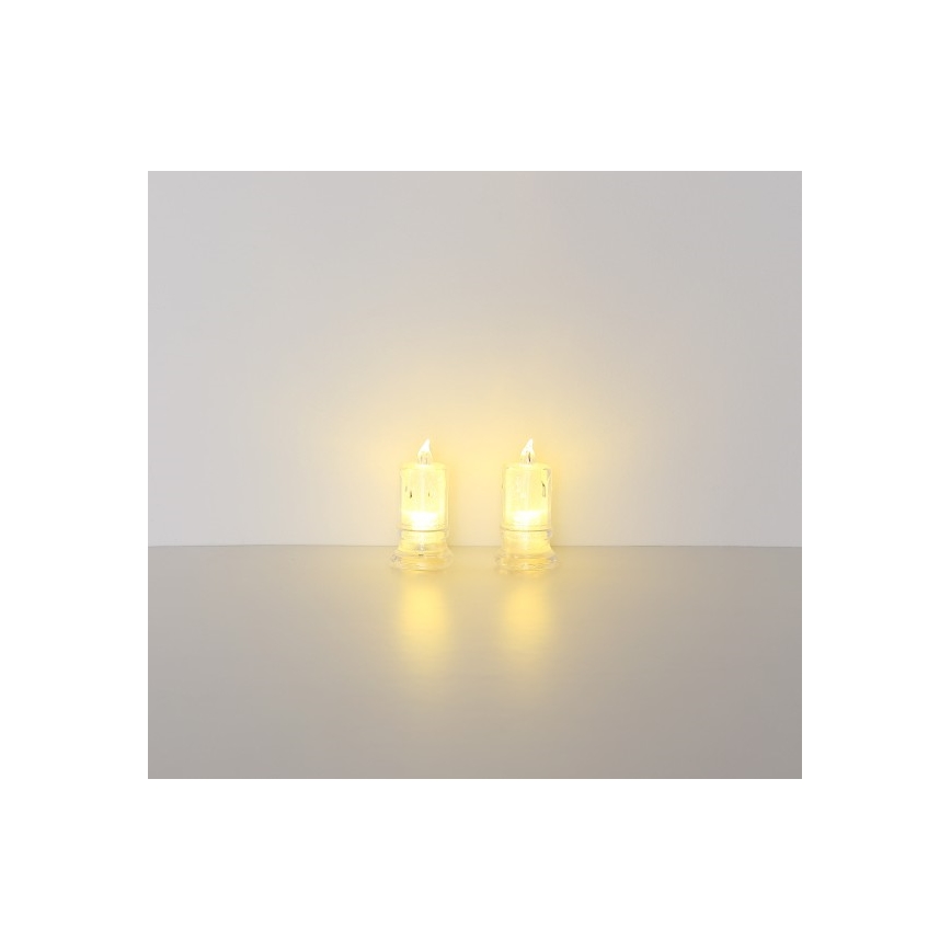 Globo - SADA 2x LED Svíčka LED/0,25W/3xLR1130
