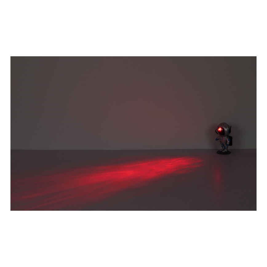 Globo - LED RGB Stolní lampa LED/4,5W/5V kosmonaut stříbrná