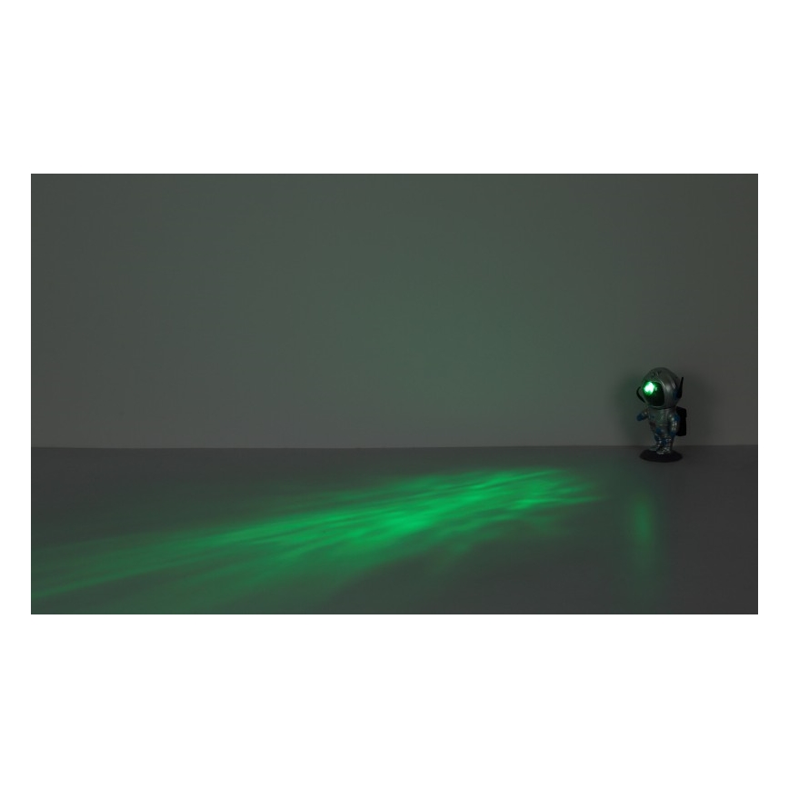 Globo - LED RGB Stolní lampa LED/4,5W/5V kosmonaut stříbrná