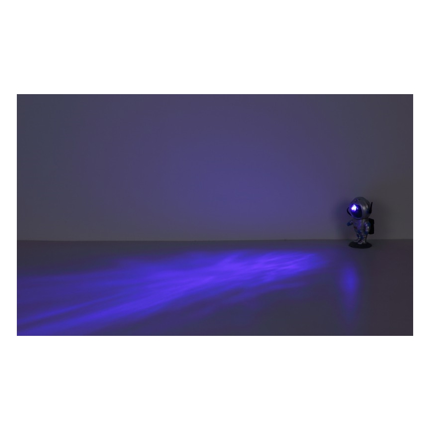 Globo - LED RGB Stolní lampa LED/4,5W/5V kosmonaut stříbrná