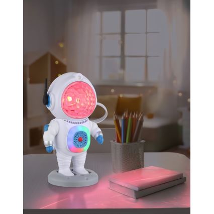 Globo - LED RGB Stolní lampa LED/6W/5V kosmonaut bílá