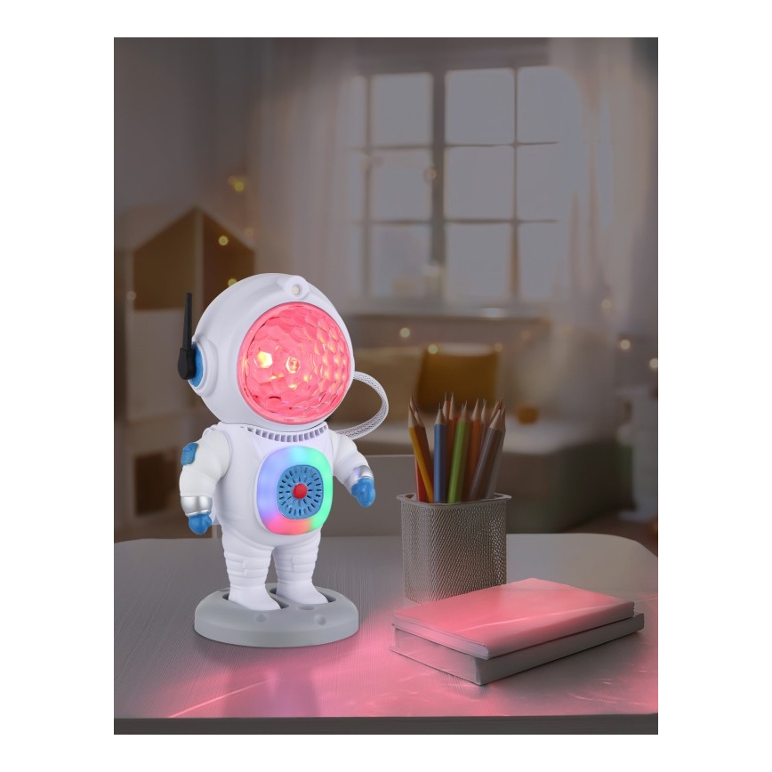 Globo - LED RGB Stolní lampa LED/6W/5V kosmonaut bílá