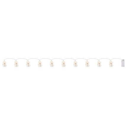 Globo - LED Dekorační řetěz 10xLED/0,03W/2xAA