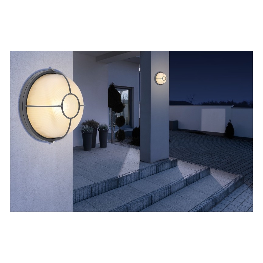 Globo - Venkovní nástěnné svítidlo 1xE27/60W/230V IP44 pr. 25 cm