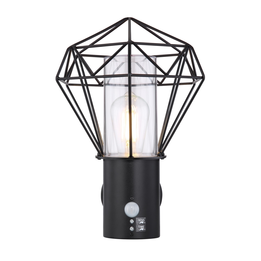 Globo - Venkovní nástěnné svítidlo se senzorem 1xE27/15W/230V IP44