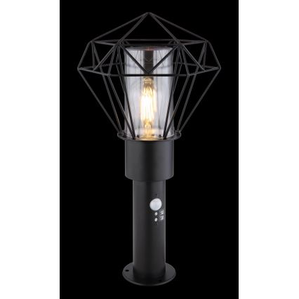 Globo - Venkovní lampa se senzorem 1xE27/15W/230V IP44