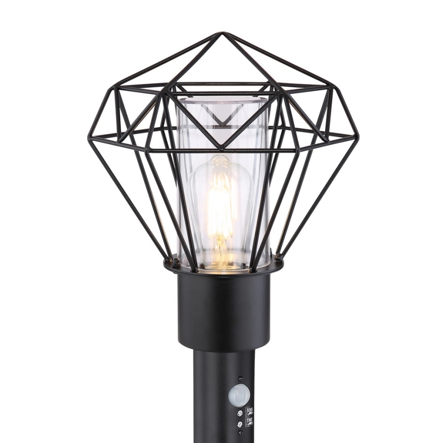 Globo - Venkovní lampa se senzorem 1xE27/15W/230V IP44