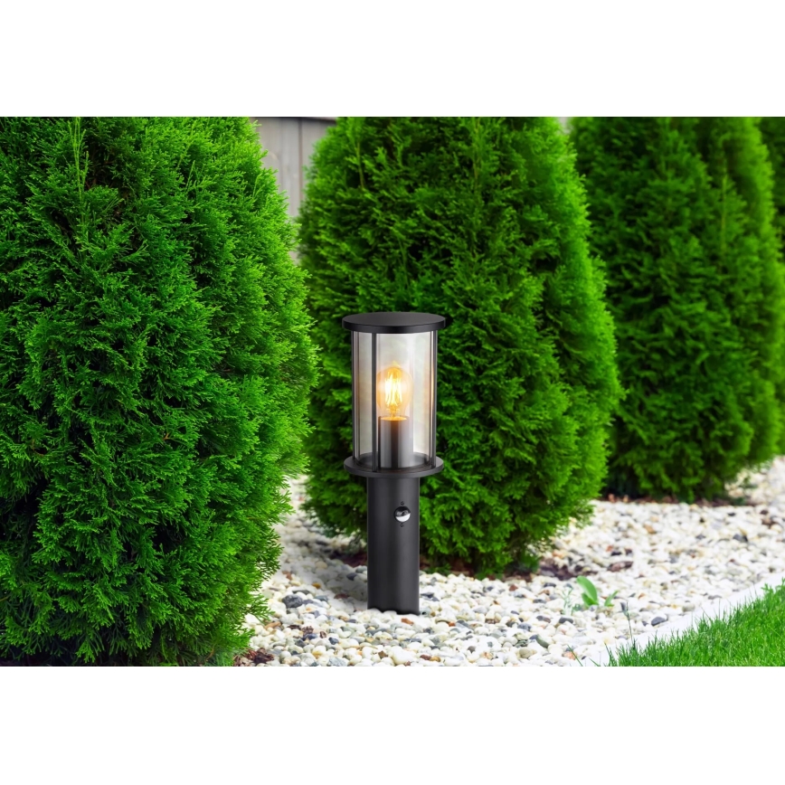 Globo - Venkovní lampa se senzorem 1xE27/60W/230V IP54 45cm