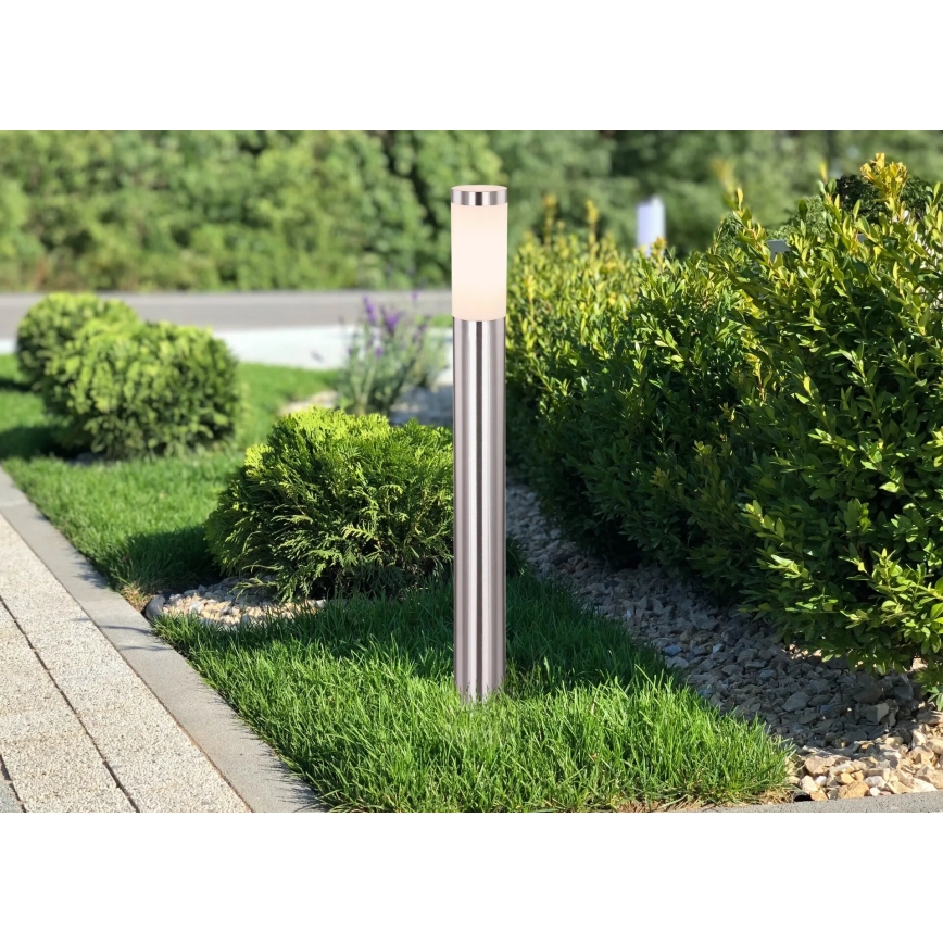 Globo - Venkovní lampa 1xE27/23W/230V IP44 80 cm lesklý chrom