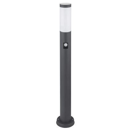 Globo - Venkovní lampa se senzorem 1xE27/15W/230V IP44 80 cm antracit