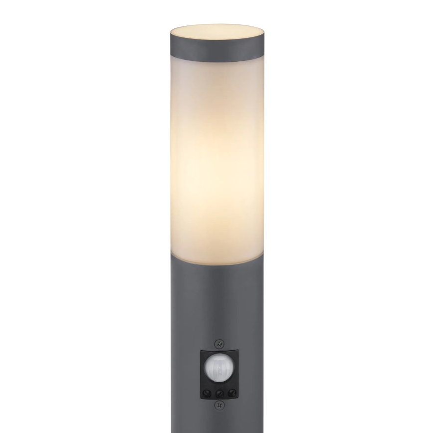 Globo - Venkovní lampa se senzorem 1xE27/15W/230V IP44 80 cm antracit