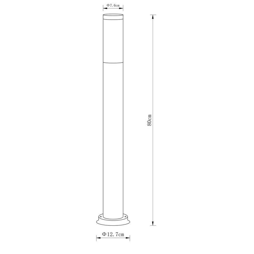 Globo - Venkovní lampa 1xE27/23W/230V 80 cm IP44