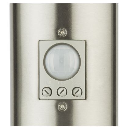 Globo - LED Venkovní lampa se senzorem a 2 zásuvkami LED/9W/230V 60 cm SCHUKO IP44