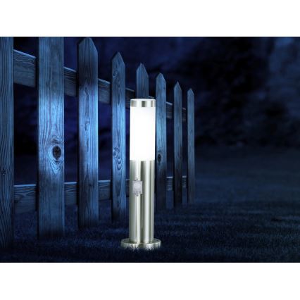 Globo - LED Venkovní lampa se senzorem 1xE27/8,8W/230V IP44