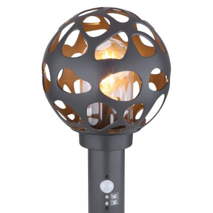 Globo - Venkovní lampa se senzorem 1xE27/15W/230V IP44