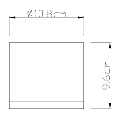 Globo - Venkovní stropní svítidlo 1xGX53/11W/230V IP44