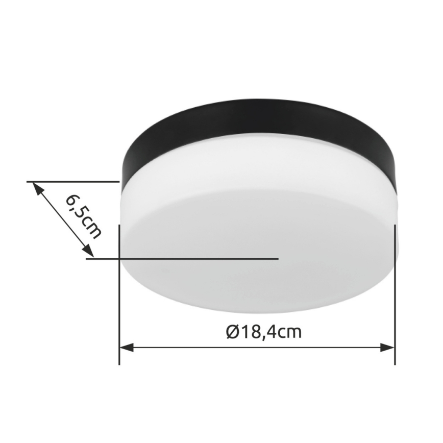 Globo - Koupelnové svítidlo 1xE27/60W/230V pr. 18,4 cm IP44