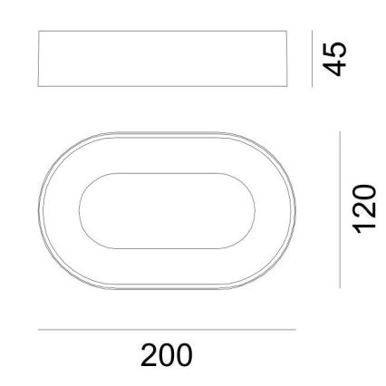 Globo - LED Venkovní nástěnné svítidlo LED/12W/230V IP65