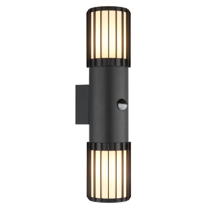 Globo - Venkovní nástěnné svítidlo se senzorem 2xE27/15W/230V IP54