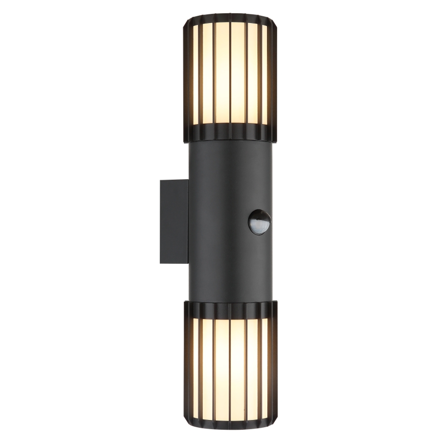 Globo - Venkovní nástěnné svítidlo se senzorem 2xE27/15W/230V IP54