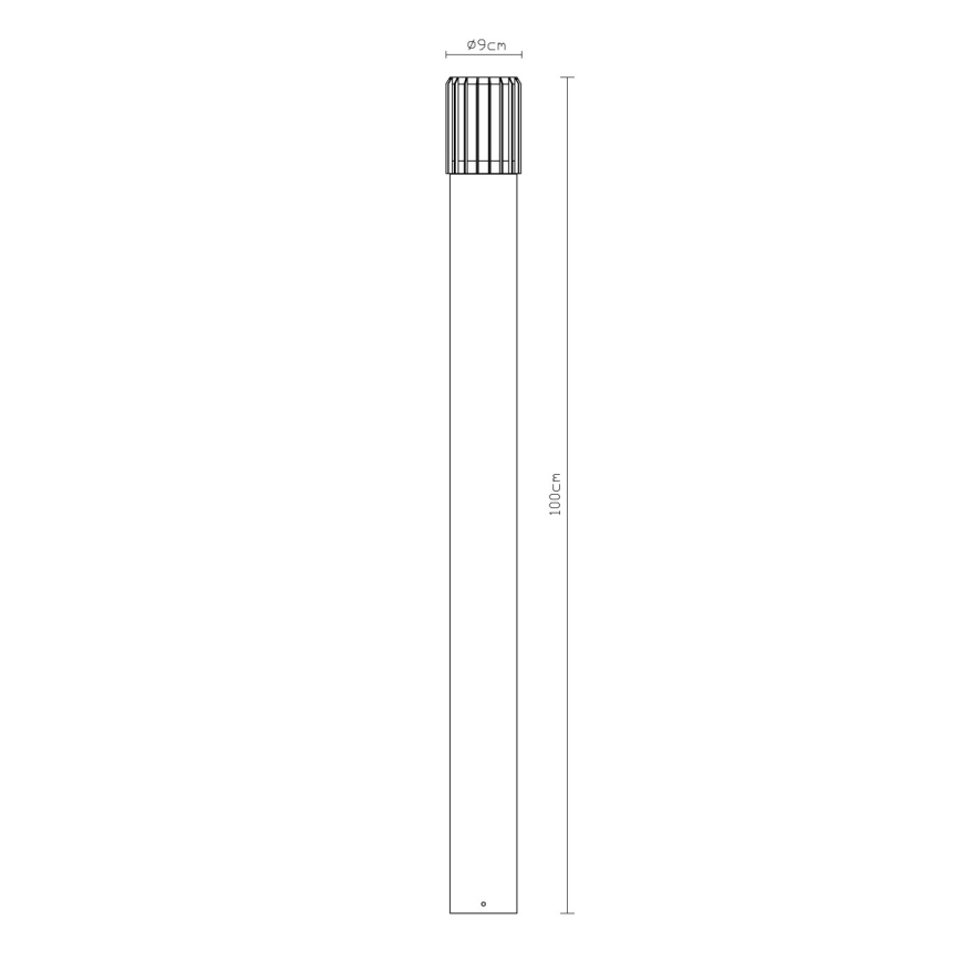 Globo - Venkovní lampa 1xE27/15W/230V IP54 100 cm