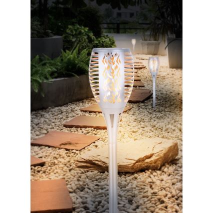 Globo - LED Solární svítidlo LED/3,6W/3V 1800K IP44 lesklý chrom