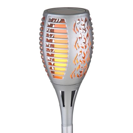 Globo - LED Solární svítidlo LED/3,6W/3V 1800K IP44 lesklý chrom