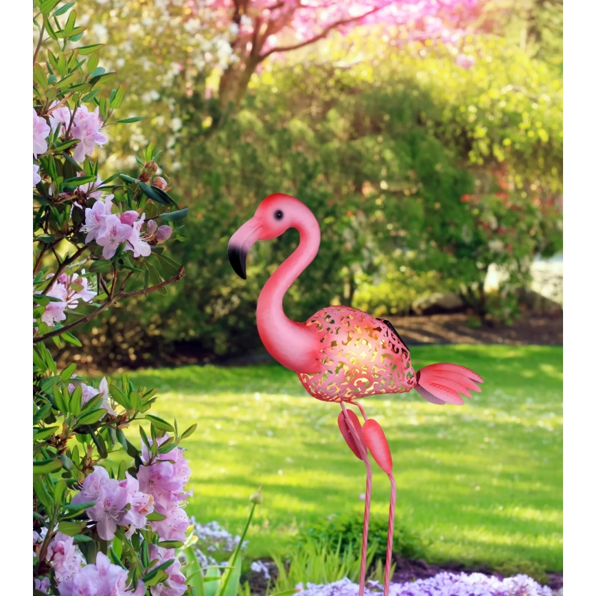 Globo - LED Solární svítidlo LED/3V IP44 300 mAh plameňák