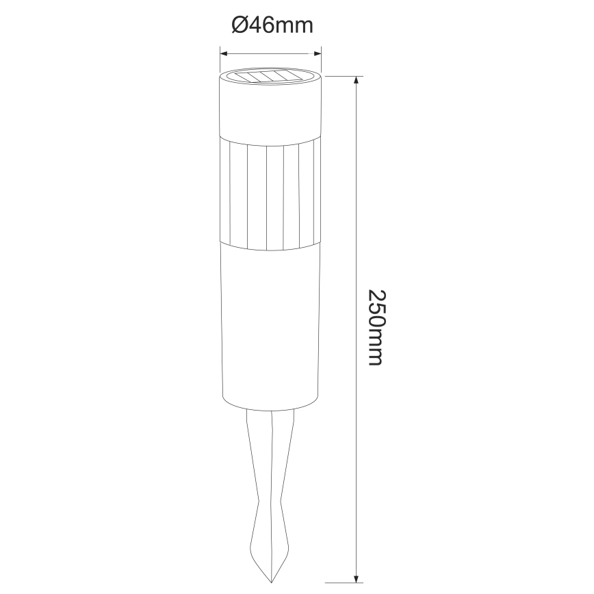 Globo - SADA 4x LED Solární lampa LED/0,06W/3,2V IP44 100 mAh