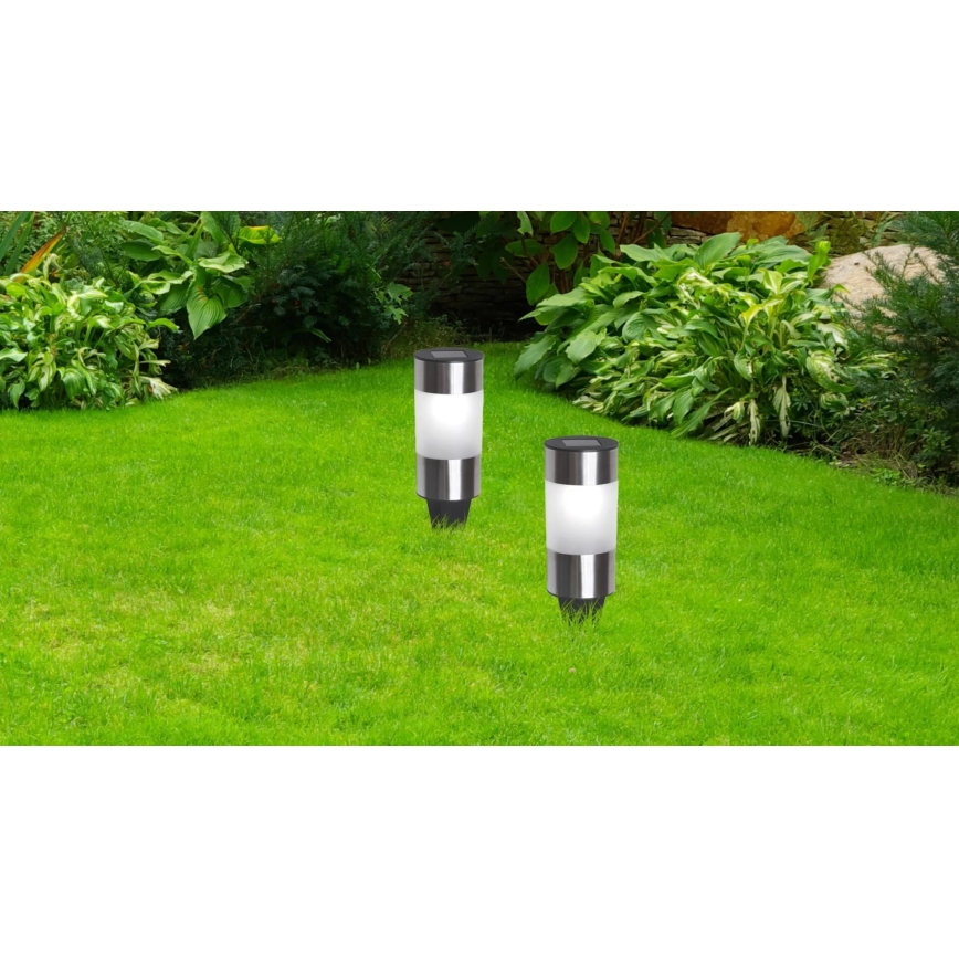 Globo - SADA 3x LED Solární lampa LED/0,06W/3,2V IP44 200 mAh