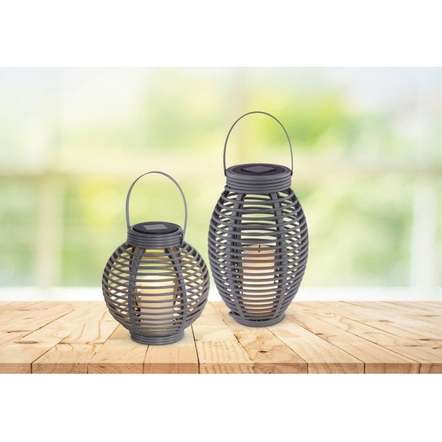Globo - LED Solární svítidlo LED/0,06W/3,2V IP44 200 mAh ratan
