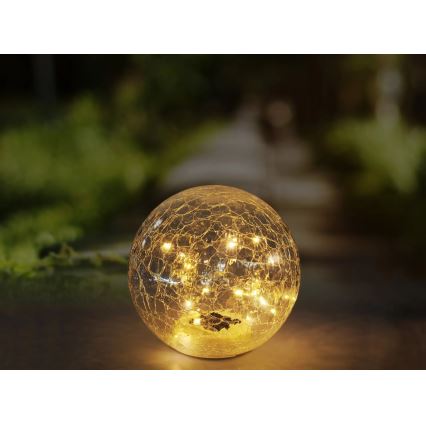 Globo - LED Solární lampa 20xLED/0,06W/3,2V pr. 19,5 cm IP44 600 mAh
