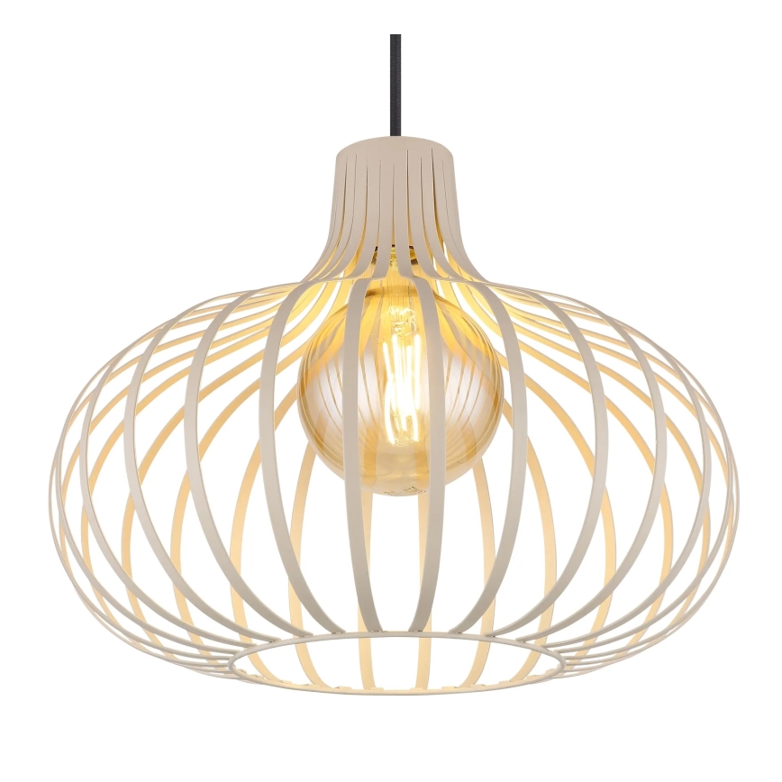 Globo - Lustr na lanku 1xE27/40W/230V béžová
