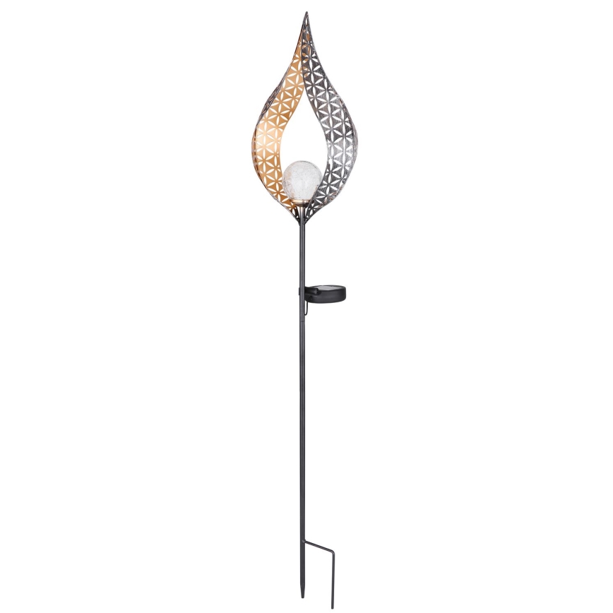 Globo - LED Solární svítidlo LED/0,06W/3V 600mAh IP44 chrom